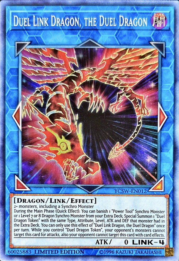 状態A-〕☆英語版☆決闘竜デュエルリンクドラゴン【スーパー】{YCSW