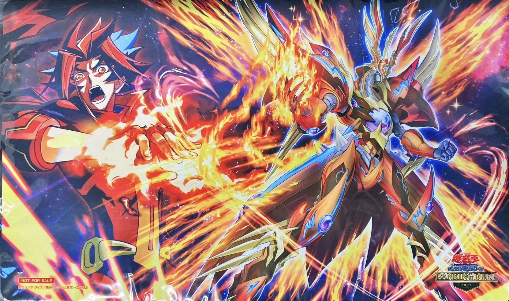 プレイマット『転生炎獣レイジングフェニックス(RANKINGDUEL2023-1st