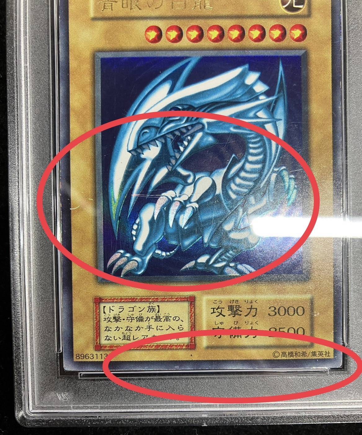 PSA5鑑定済〕青眼の白龍(初期)【ウルトラ】{STARTERBOX}《モンスター》