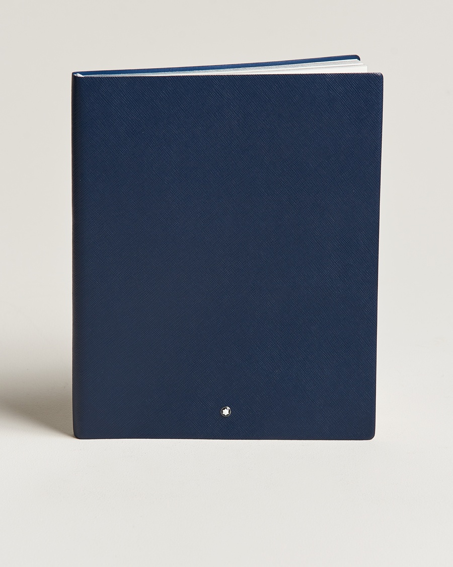 Montblanc 146 Fine Stationery Blank Notebook Indigo at CareOfCarl.com