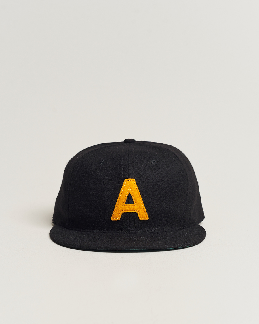 Ebbets Field Flannels Made in USA Army 1957 Vintage Ballcap Black