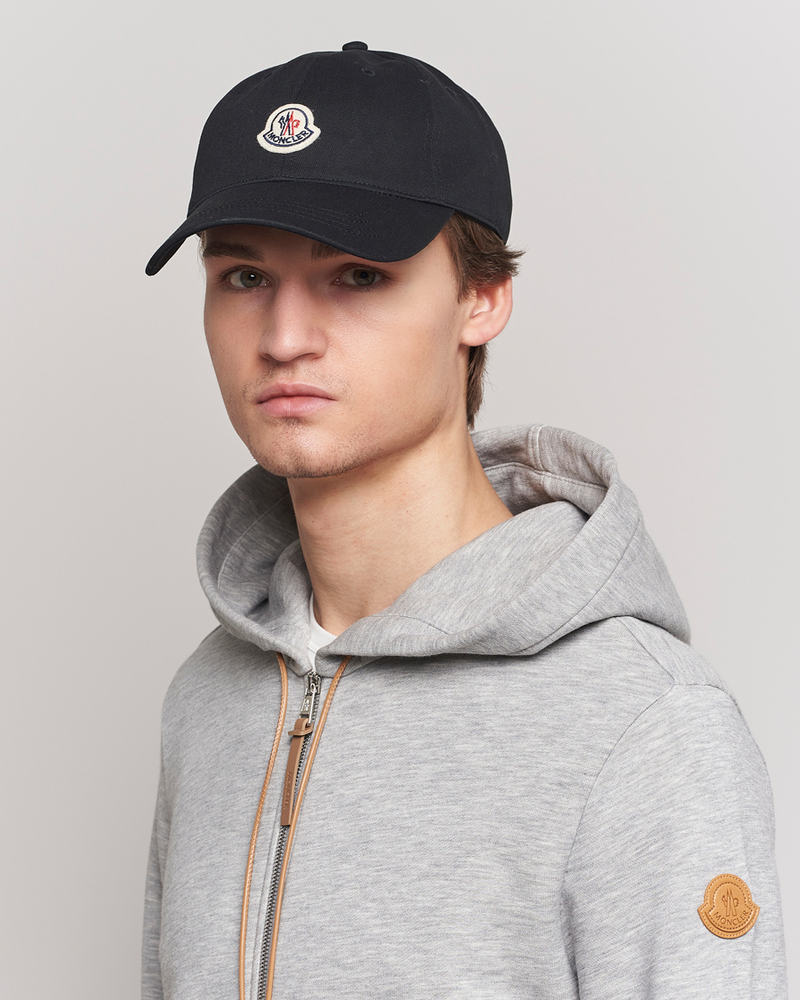 Moncler Baseball Cap Black at CareOfCarl.com