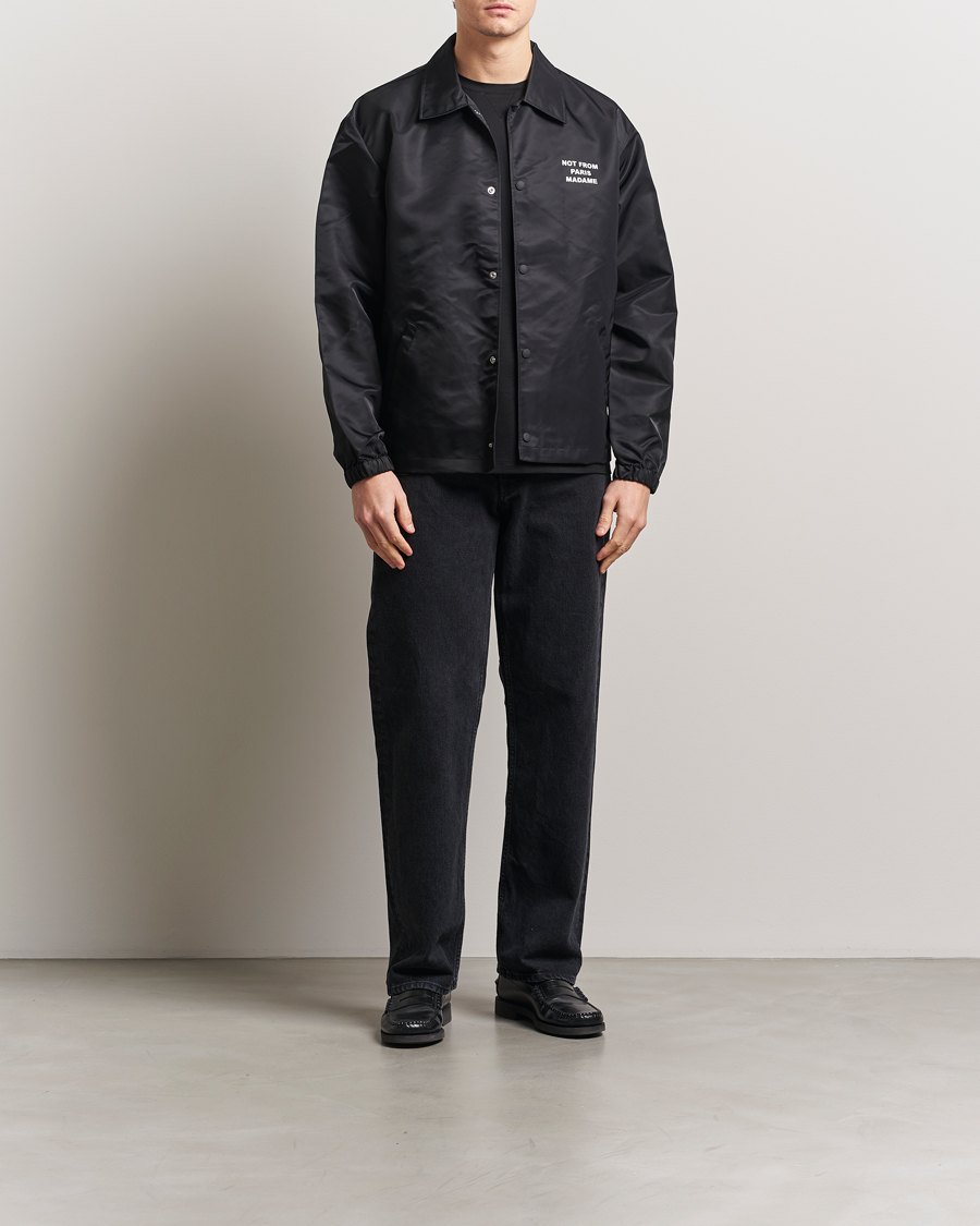 Drôle de Monsieur La Veste Slogan Jacket Black at CareOfCarl.com