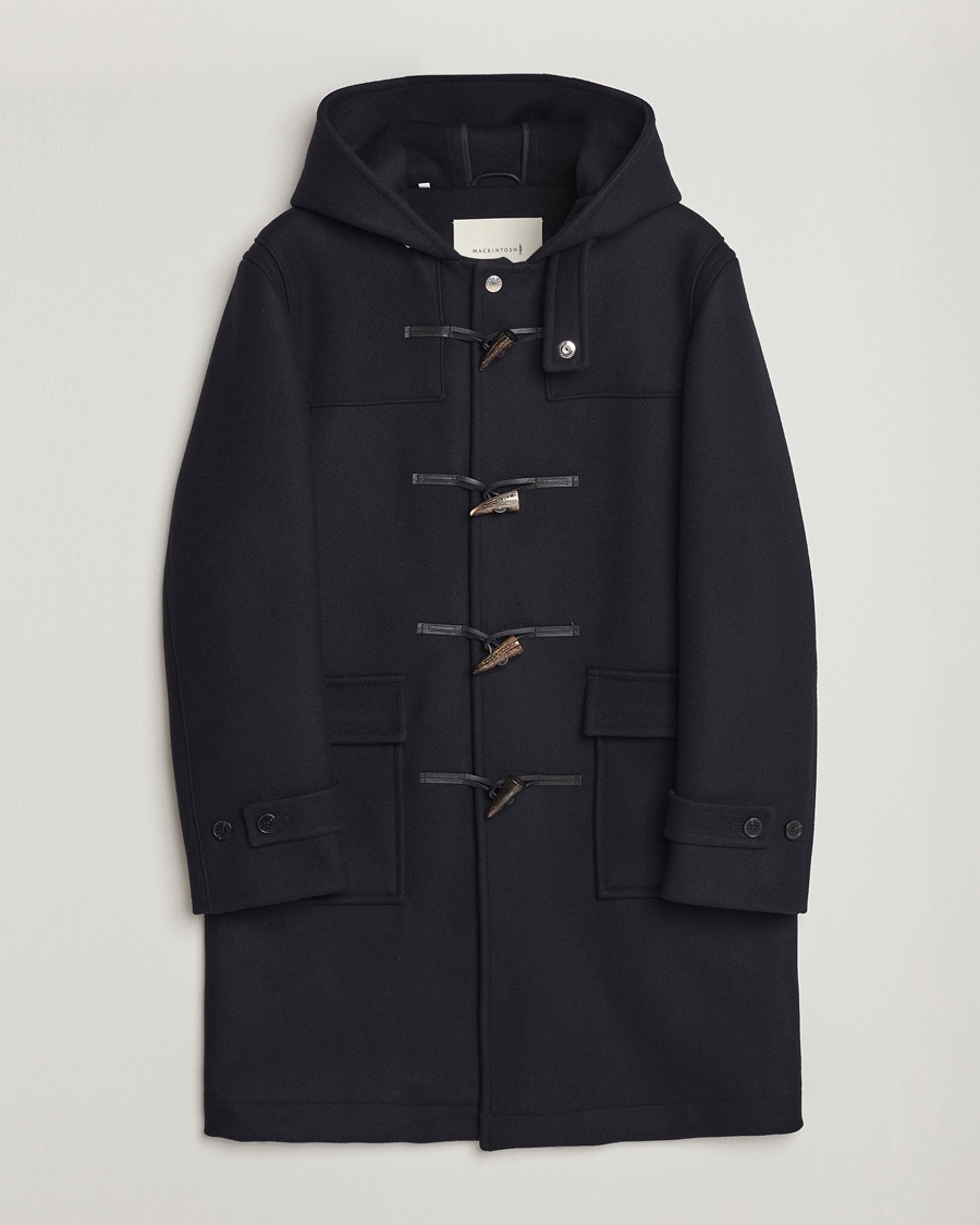 Polo Ralph Lauren Wool Doublefaced Duffle Coat Navy at CareOfCarl.com