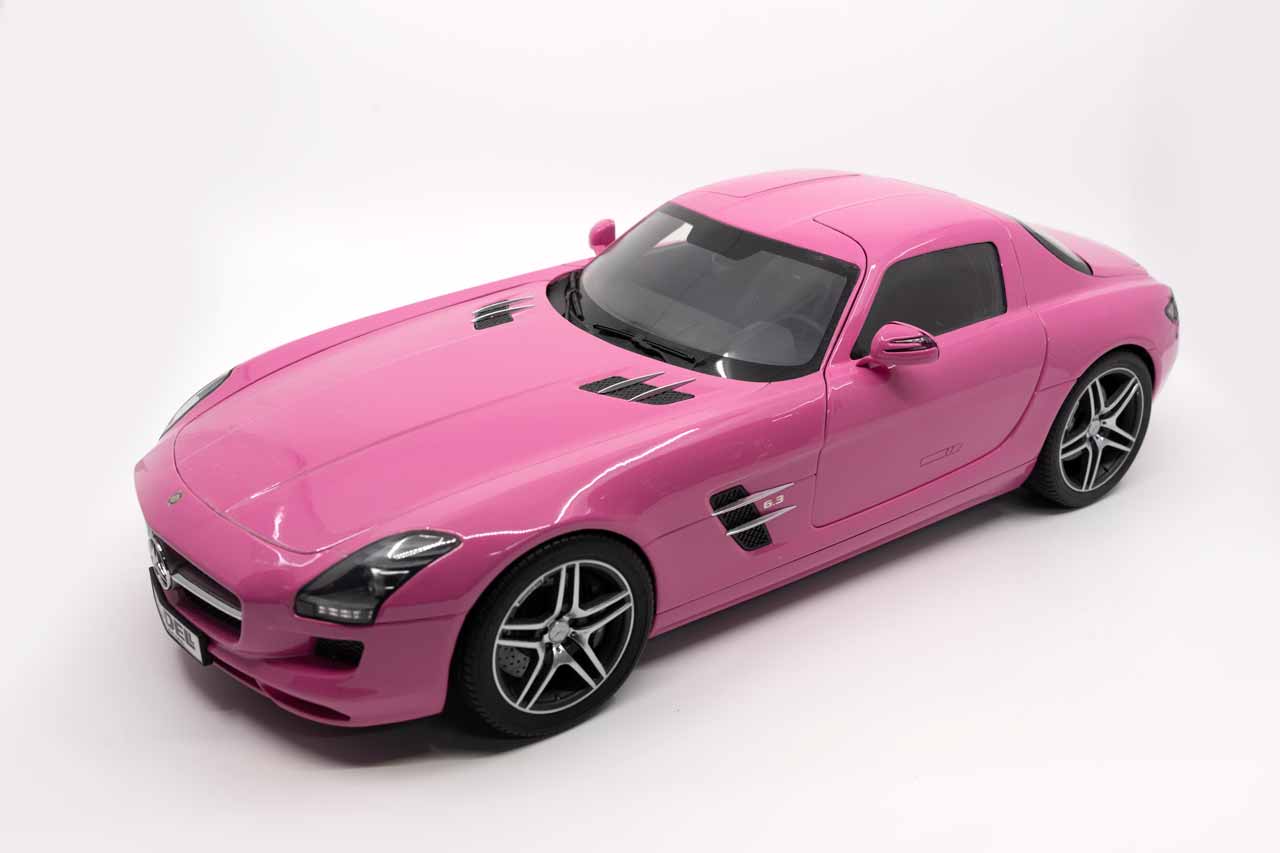 Premium Classixxs Mercedes-Benz SLS AMG 1/12 Diecast Model Pink