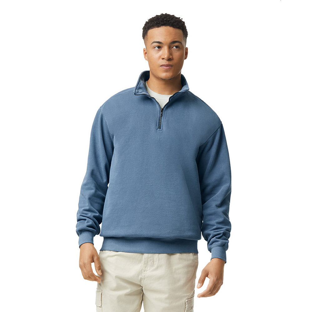 COMFORT COLORS Adult 9.5oz 1/4 Zip Sweatshirt | Carolina-Made