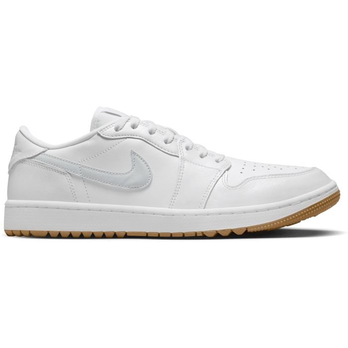 Nike Air Jordan 1 Low G Golf Shoes White/Gum Medium Brown/Pure