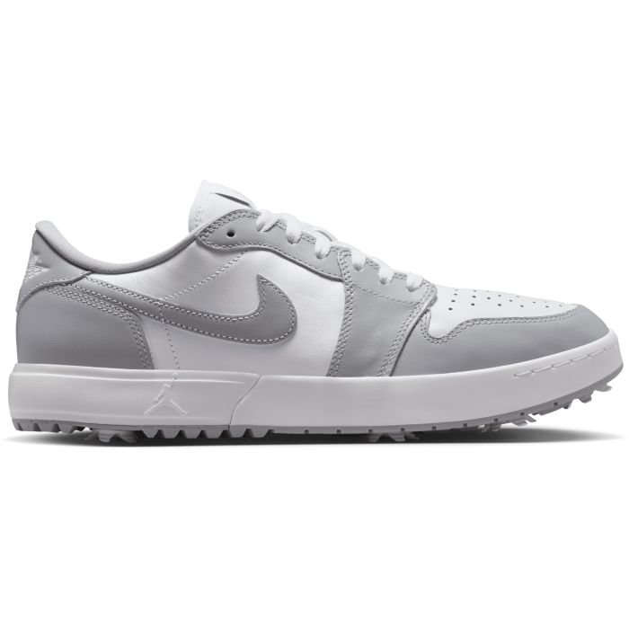 Nike Air Jordan 1 Low G Spike Golf Shoes Wolf Grey/Wolf Grey/White