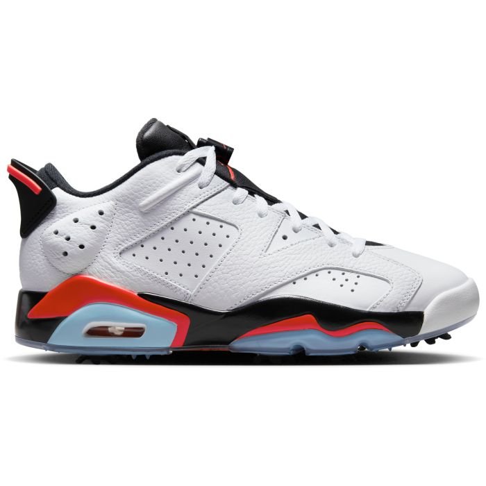 Nike Air Jordan Retro 6 G Golf Shoes White/Black/Infrared 23