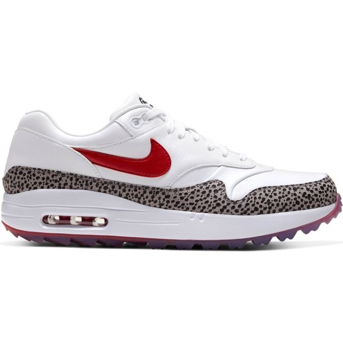 Nike Air Max 1 G NRG Golf Shoes White/Cement Grey/Black/Habanero