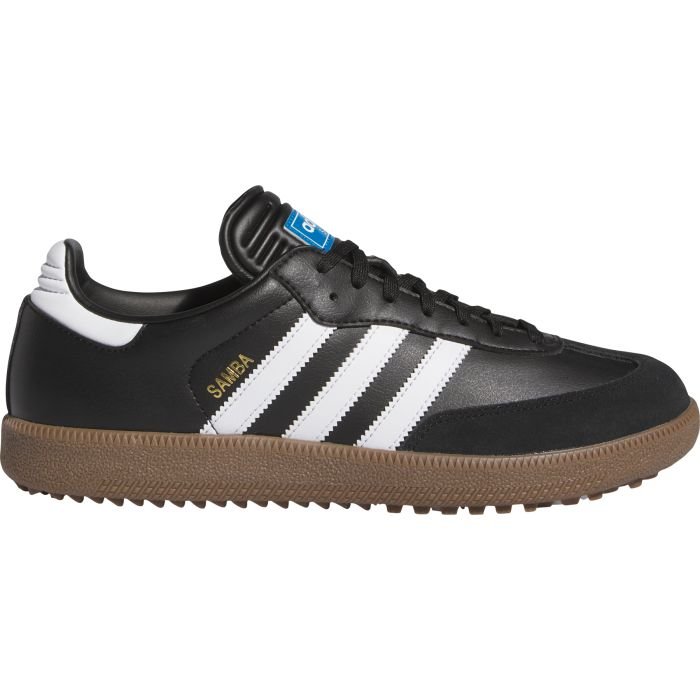 adidas Samba Golf Shoes Core Black/Cloud White/Gum5 - Carl's Golfland