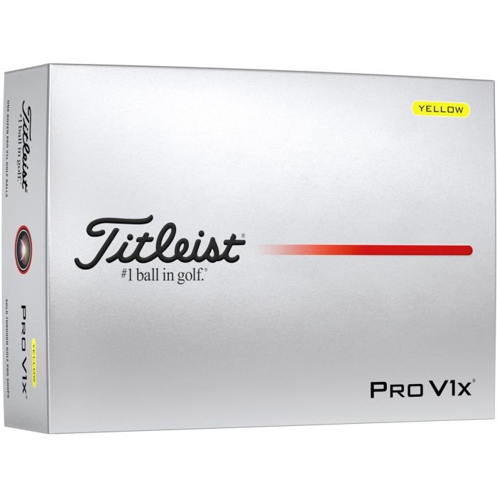Titleist Pro V1x Yellow Golf Balls - Carl's Golfland