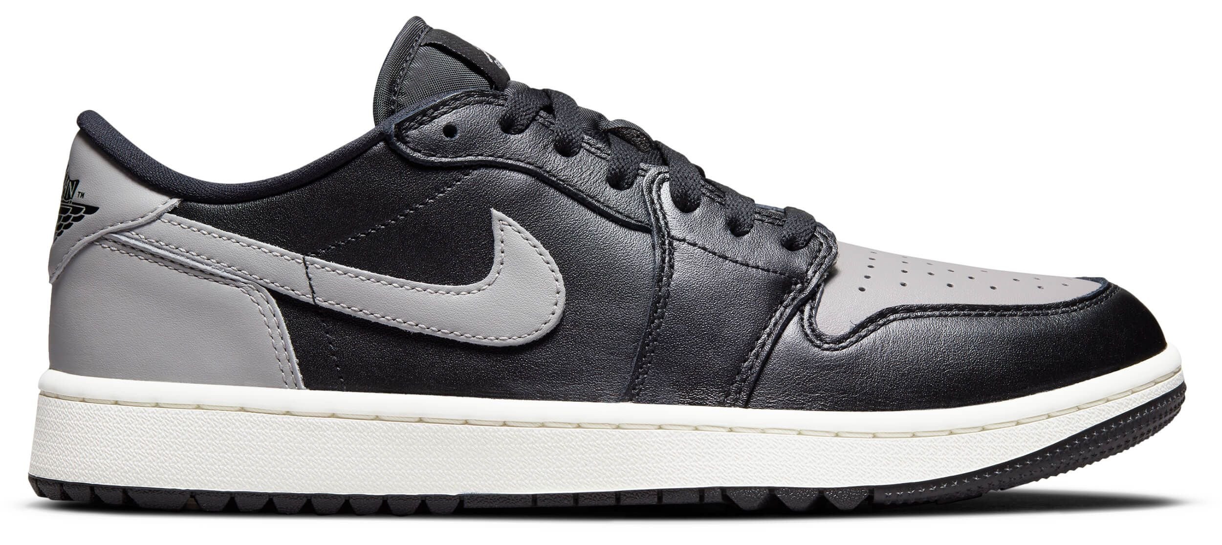 Nike Air Jordan 1 Low G Golf Shoes Black/Medium Grey/Sail - Carl's