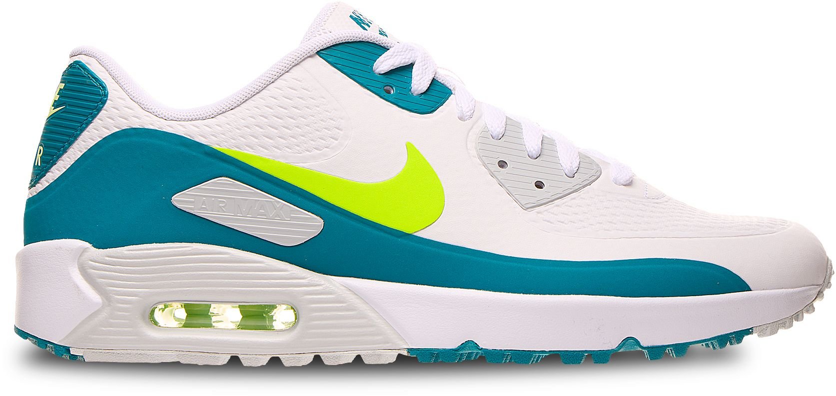 Nike Air Max 90 G Golf Shoes White/Volt/Bright Spruce - Carl's