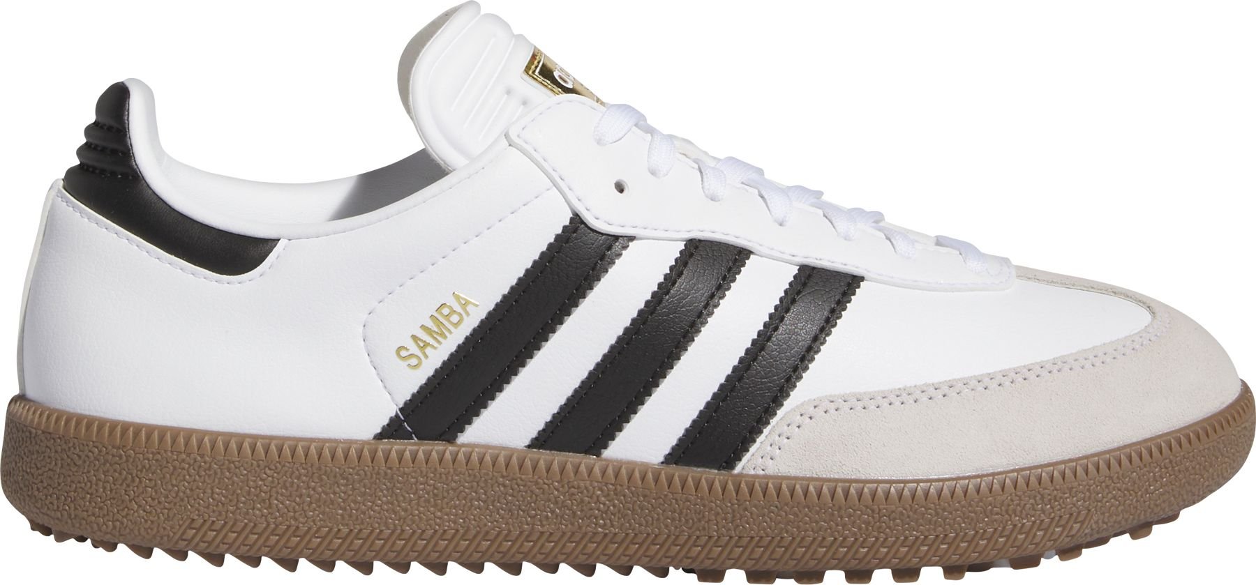 adidas Samba Golf Shoes Cloud White/Core Black/Gum5 - Carl's Golfland