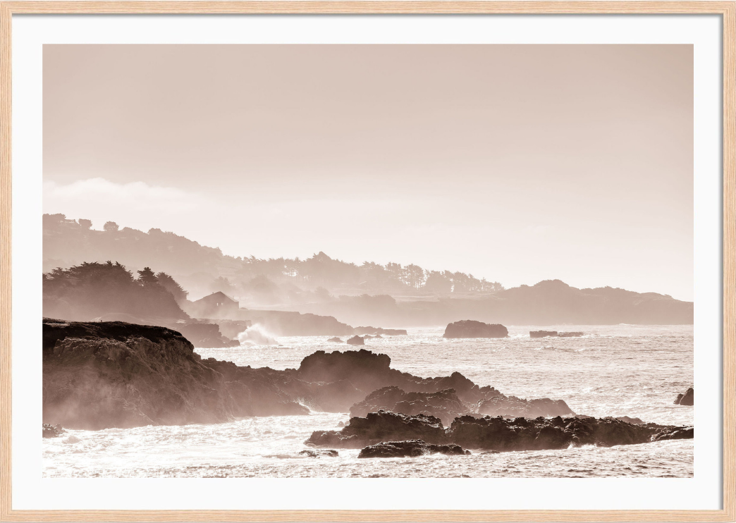 Moody Cliffs | Framed Photography Wall Art by Carly Tabak