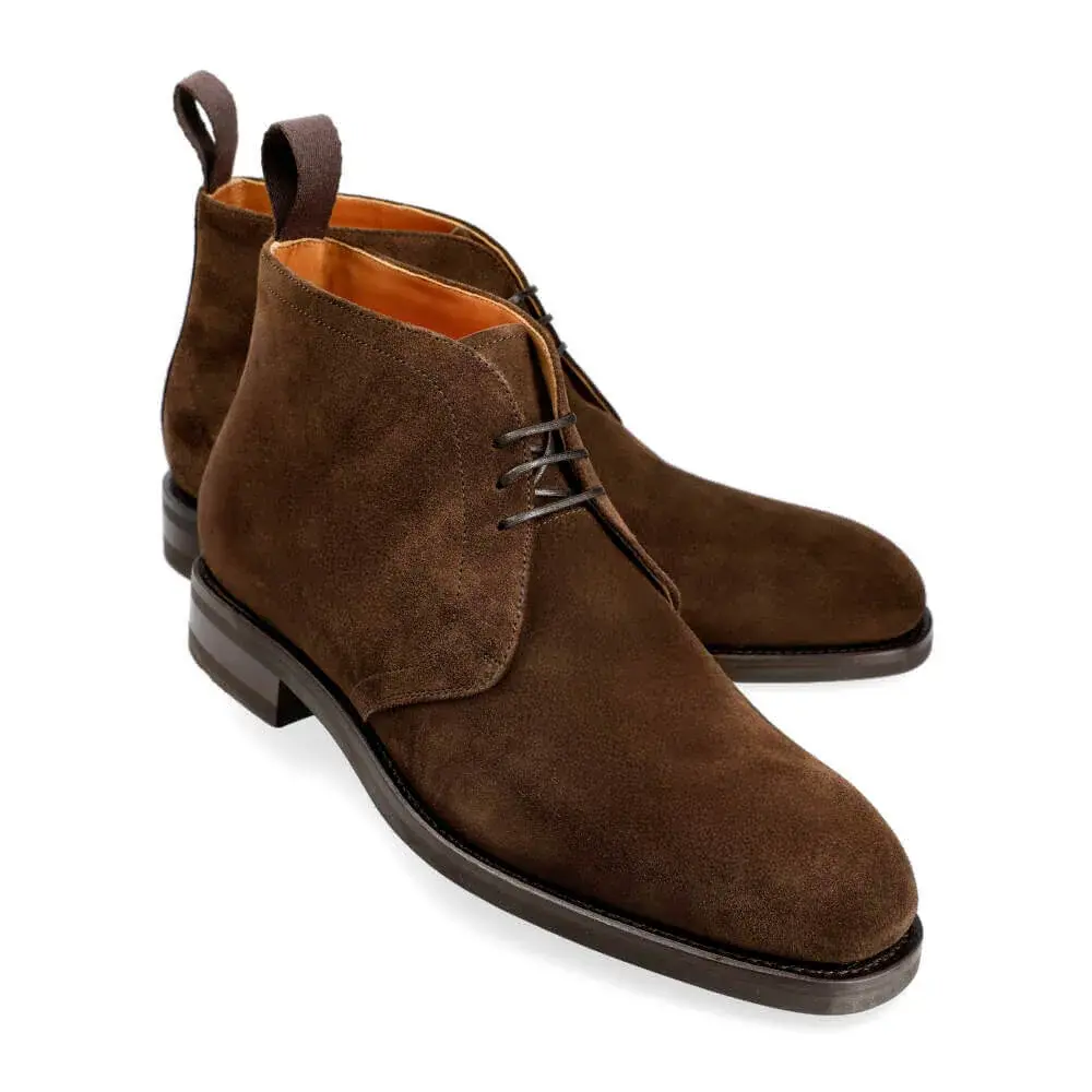 CHUKKA BOOTS BROWN SUEDE | CARMINA