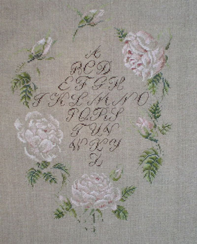 Abécédaire Redouté From Marie-Thérèse Saint-Aubin - Cross Stitch