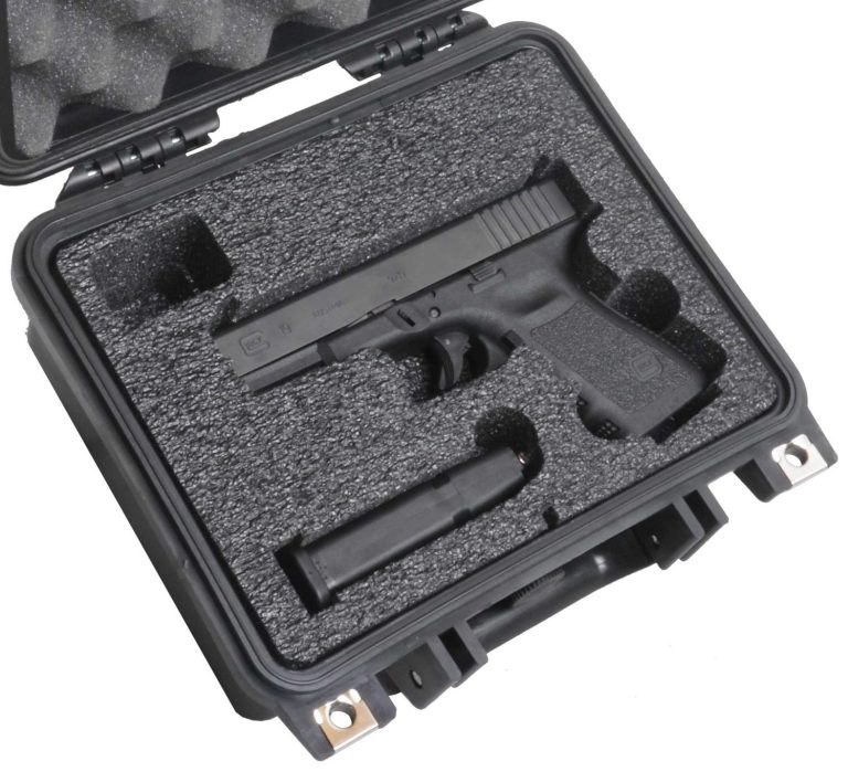 Case Club Glock 19 Waterproof Pistol Case with Pre-Cut Foam | G19