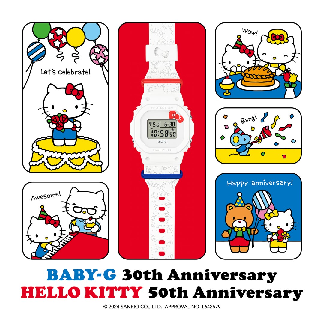 ハローキティとコラボレーションした“BABY-G” | CASIO