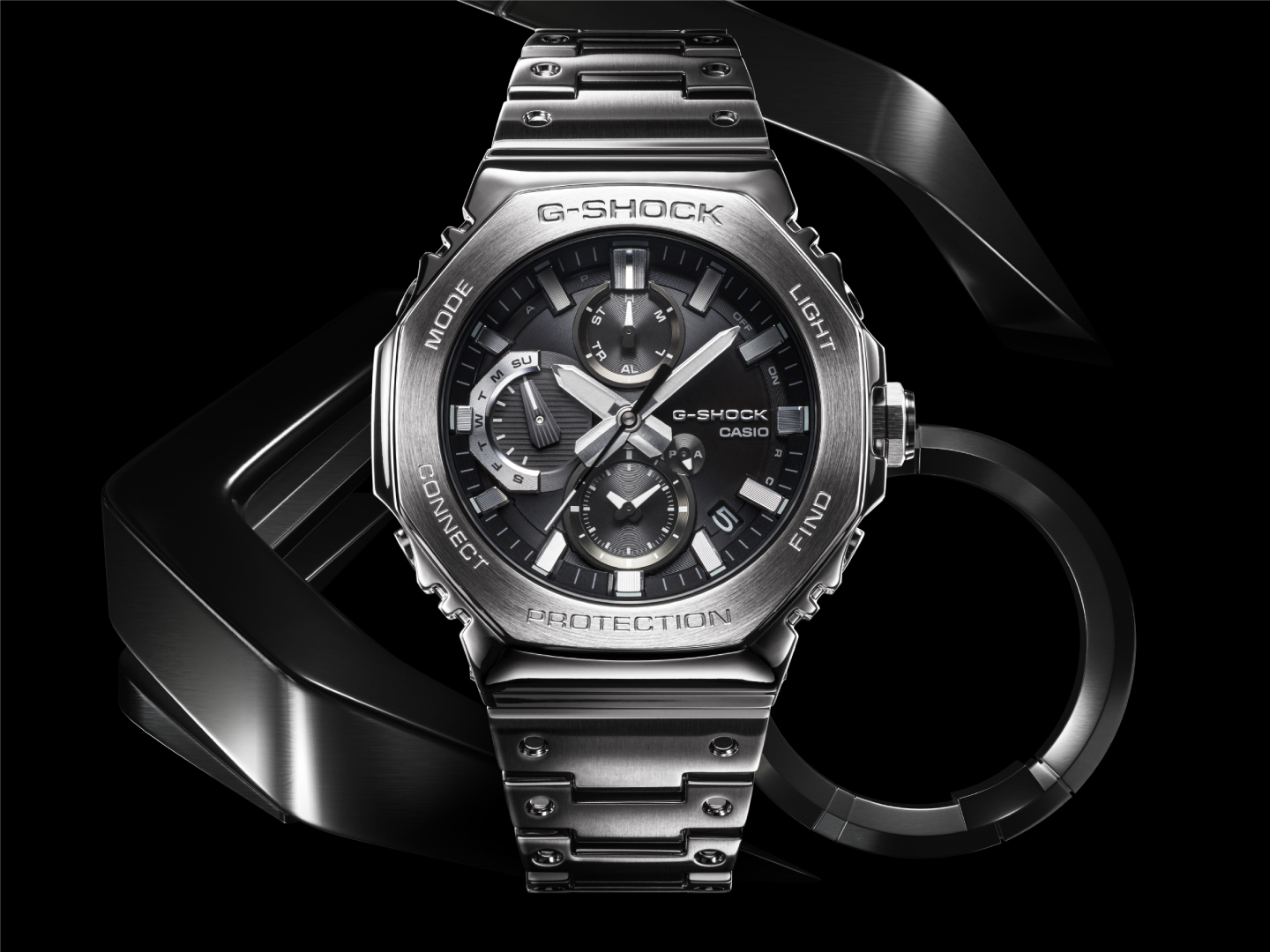 クロノグラフを採用した八角形ベゼルのアナログ“G-SHOCK” | CASIO