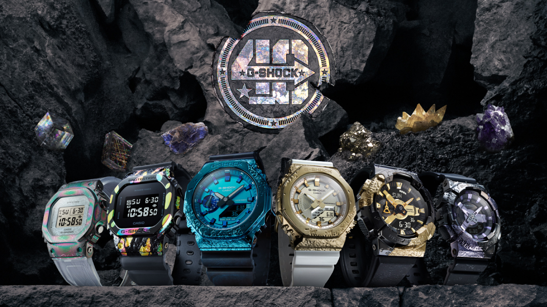 冒険者を導く鉱石がモチーフの“G-SHOCK”40周年記念モデル | CASIO