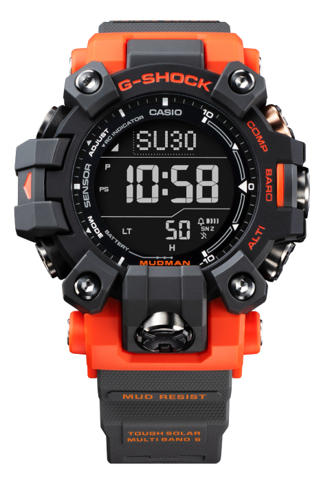 二層液晶により視認性を高めた防塵・防泥の“G-SHOCK” | CASIO