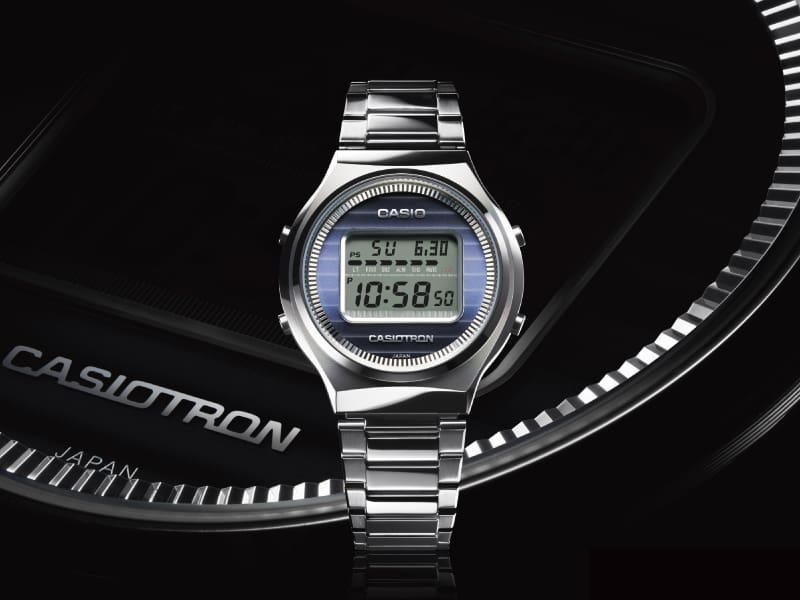 当社初の腕時計「カシオトロン」を復刻した限定ウオッチ | CASIO