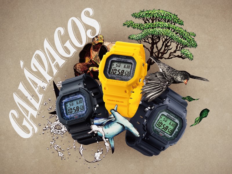 チャールズ・ダーウィン財団とコラボレーションした“G-SHOCK” | CASIO