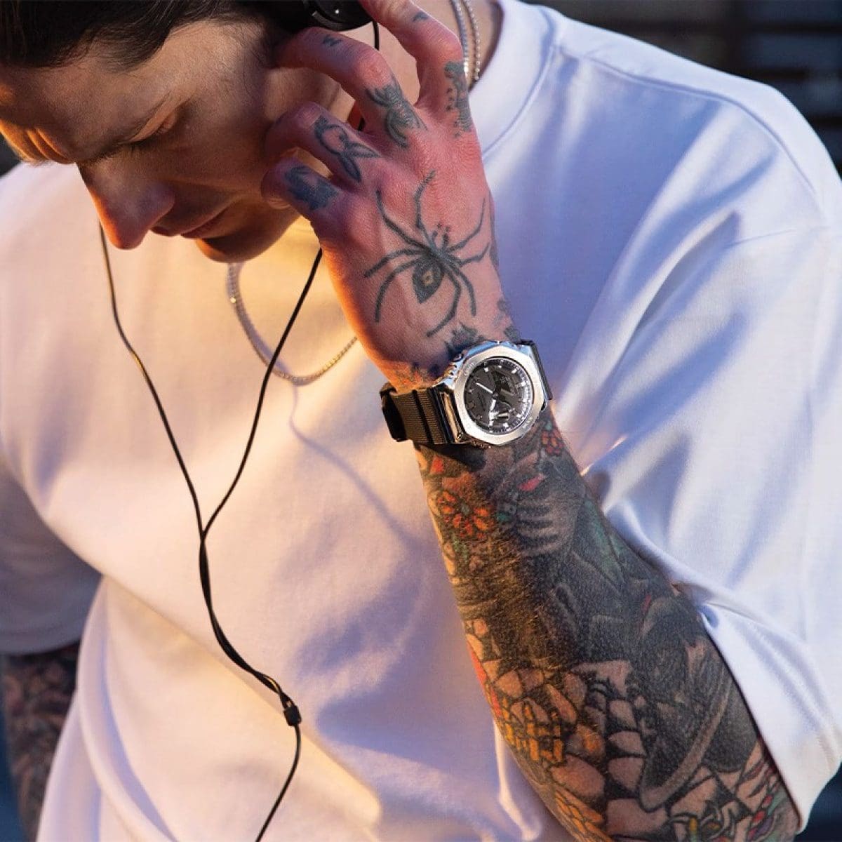 GM2100-1A | Black/Silver Steel Metal Watch | Casio G-SHOCK