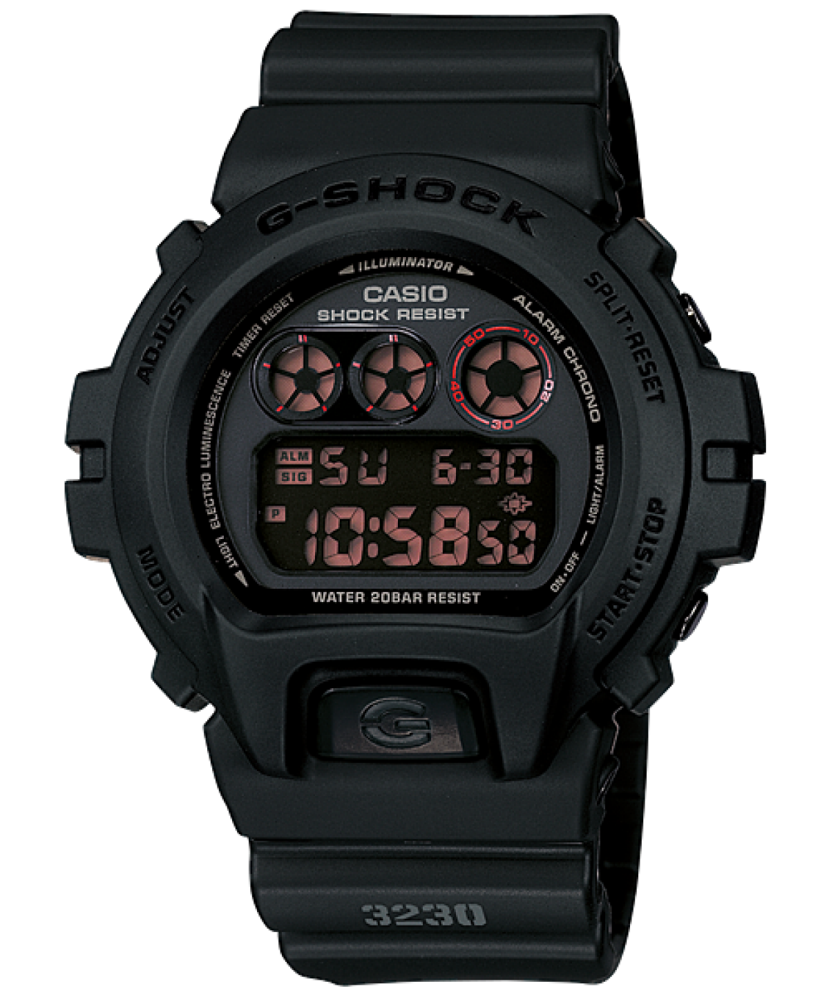 DW-6900MS-1 | G-SHOCK DIGITAL Black | CASIO CANADA