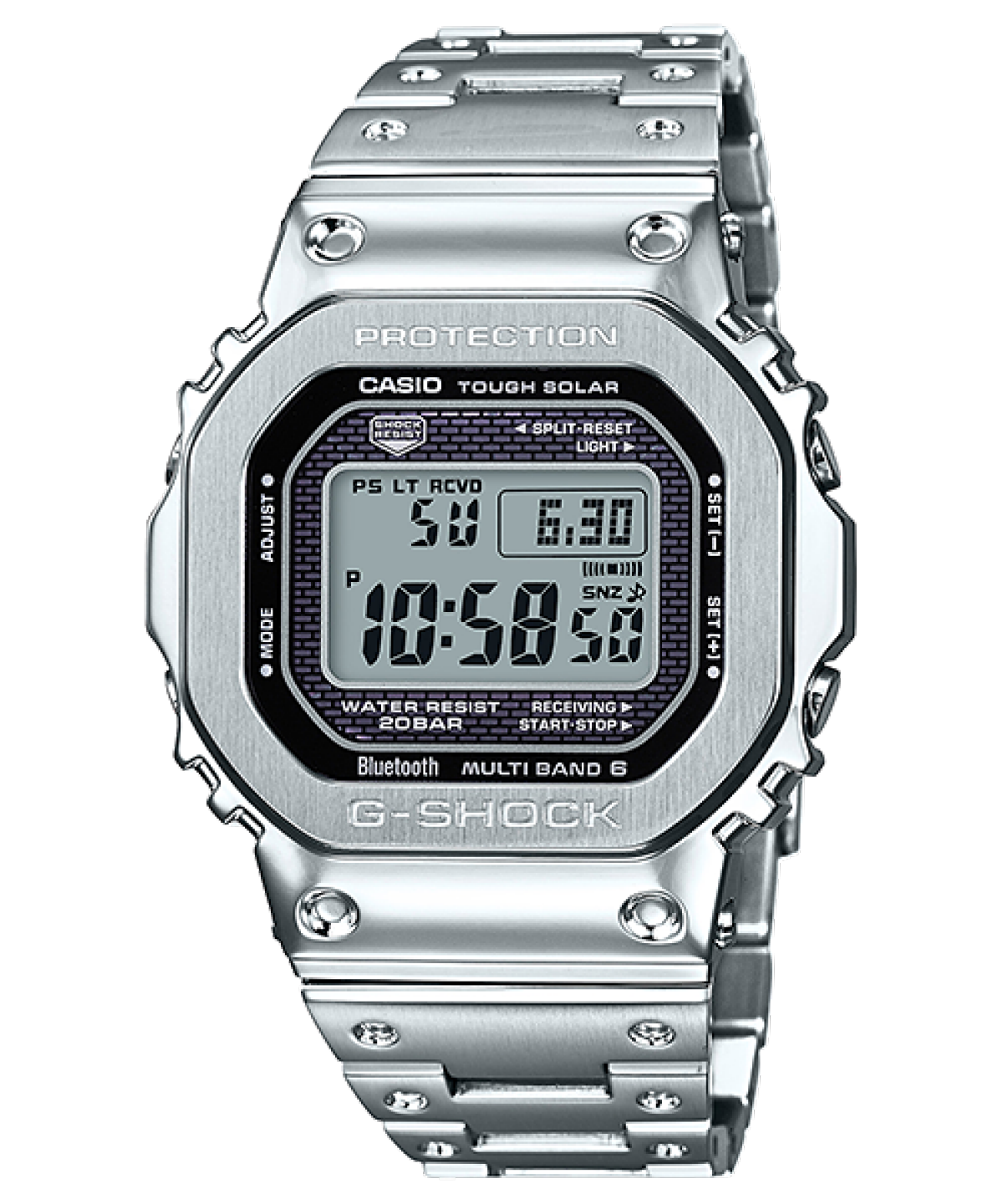 GMW-B5000D-1 | G-SHOCK FULL METAL Silver | CASIO CANADA