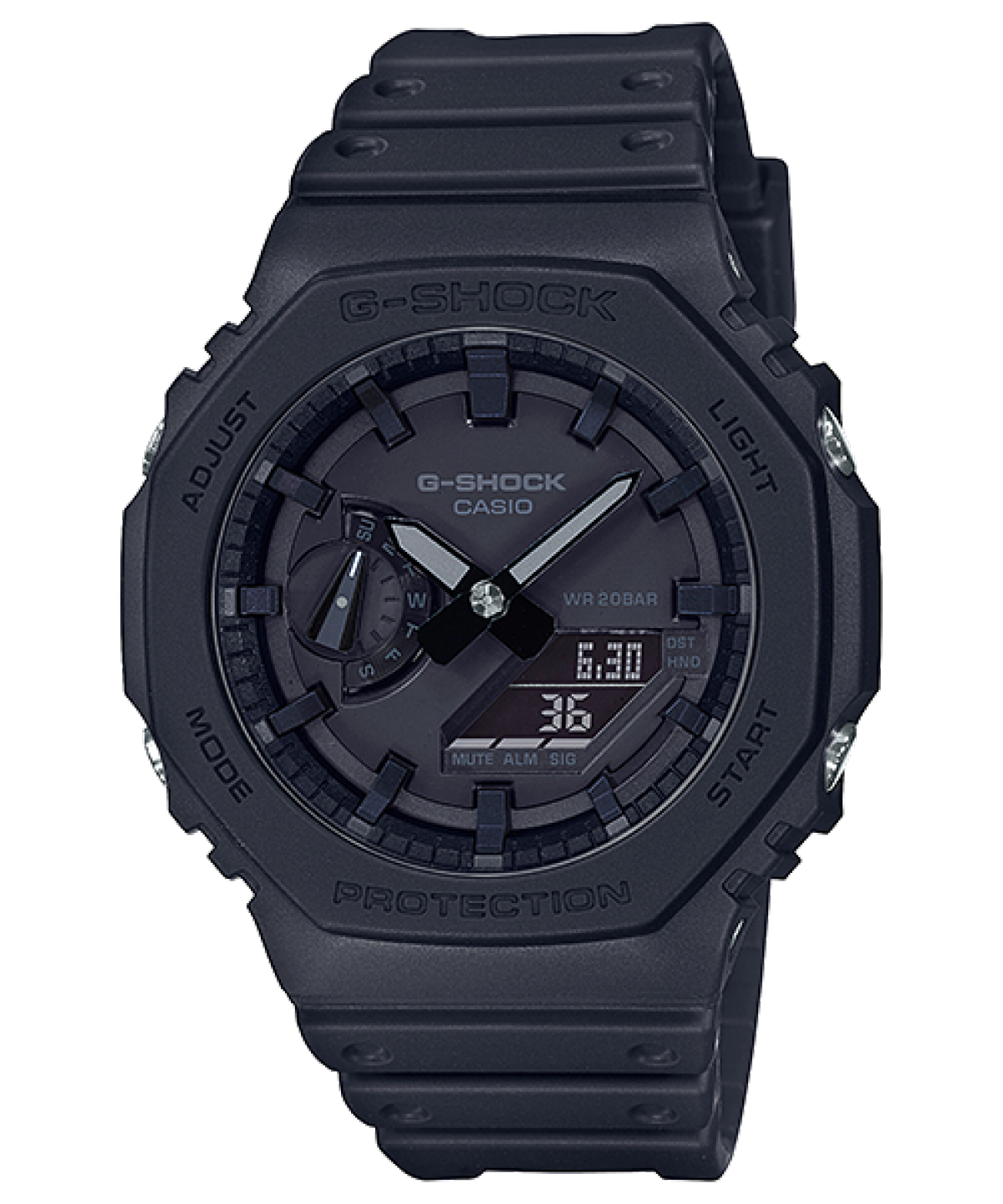 GA-2100-1A1 | G-SHOCK ANALOG-DIGITAL Black | CASIO CANADA