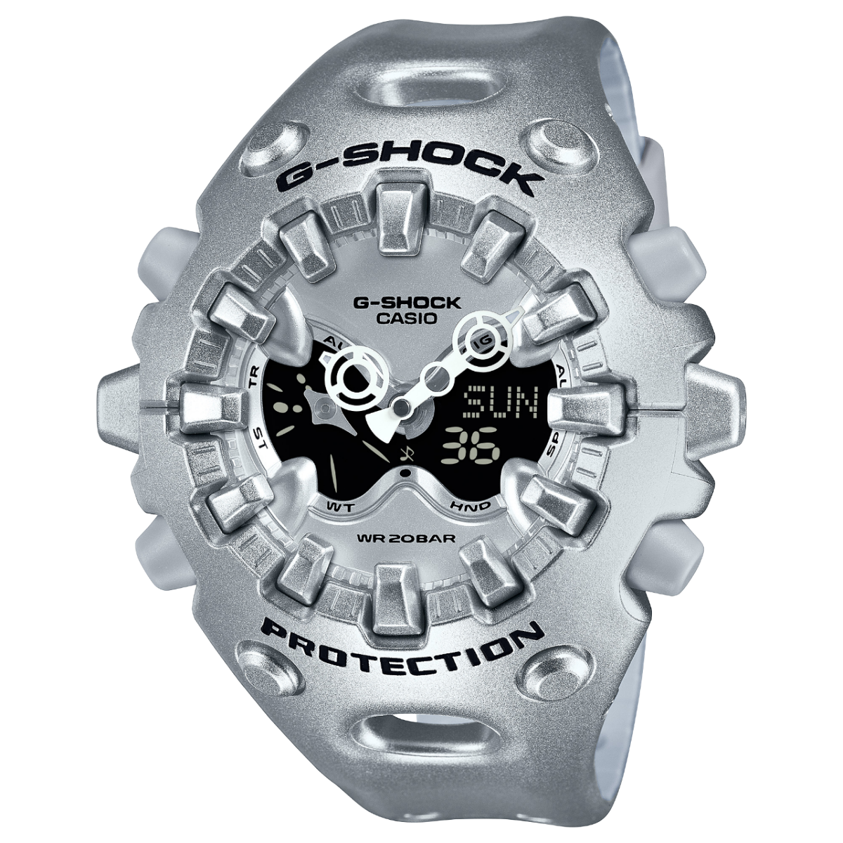 GA-V01A-8A | G-SHOCK ANALOG-DIGITAL Silver | CASIO CANADA
