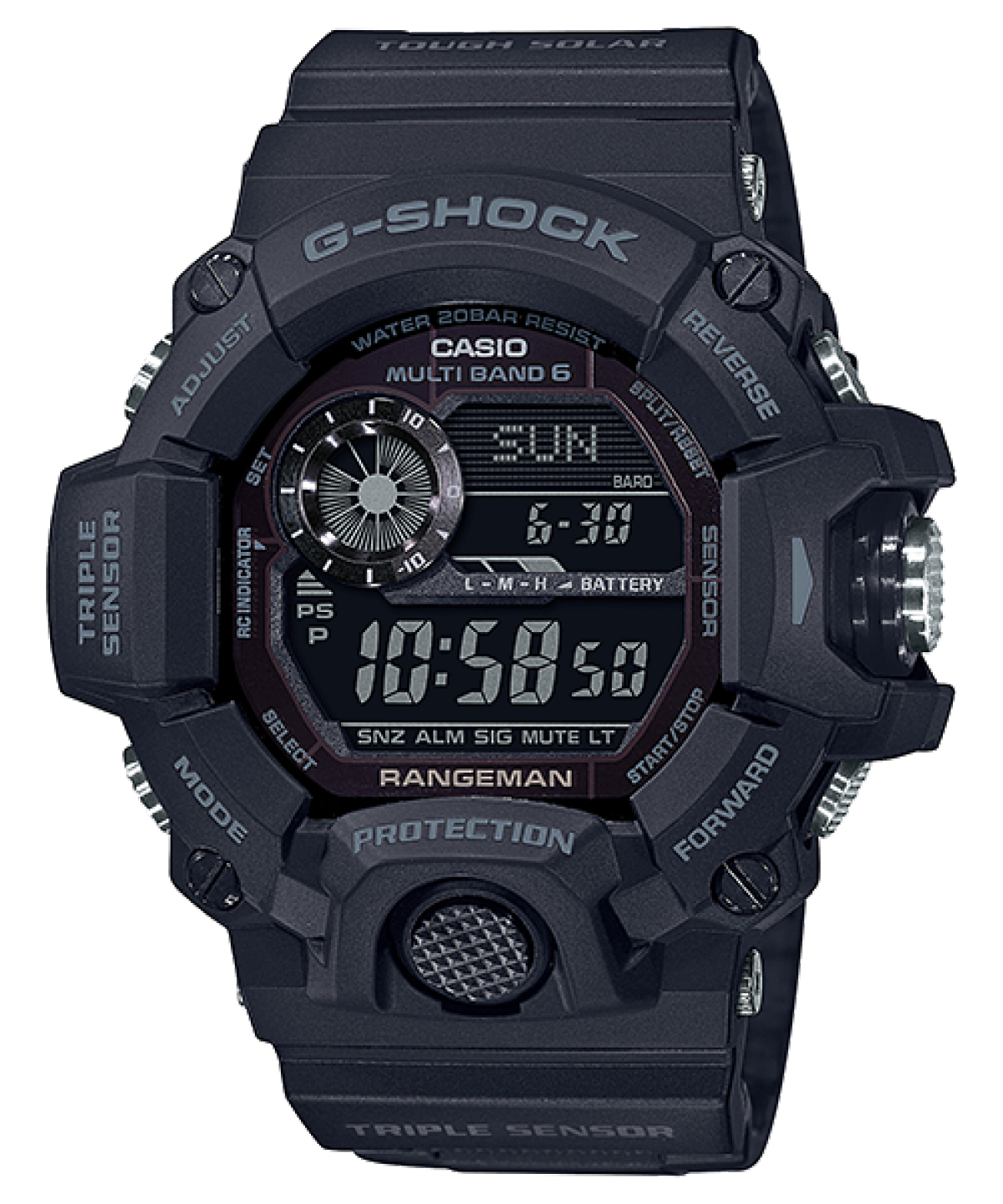 GW-9400-1B | G-SHOCK MASTER OF G - LAND Black | CASIO CANADA