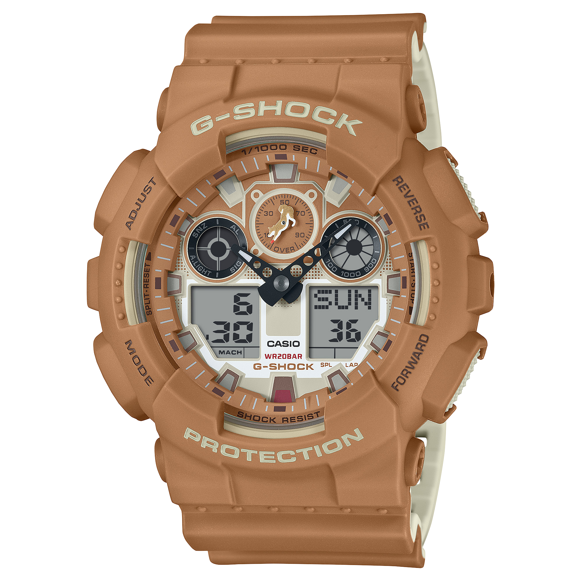 GA-100SHB-5AJR | CASIO