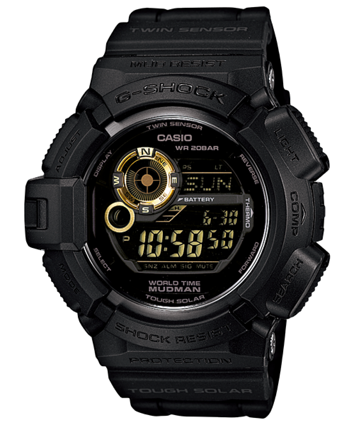 G-9300GB-1 | G-SHOCK MASTER OF G - LAND MUDMAN | CASIO SINGAPORE