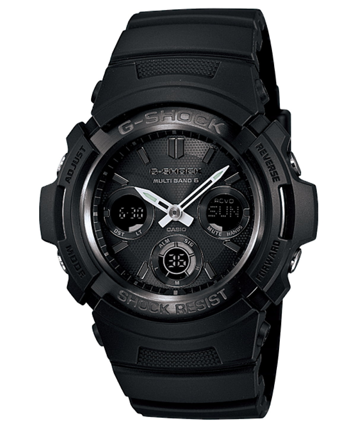 AWGM100B-1A | Analog-Digital Black Men's Watch G-SHOCK | CASIO