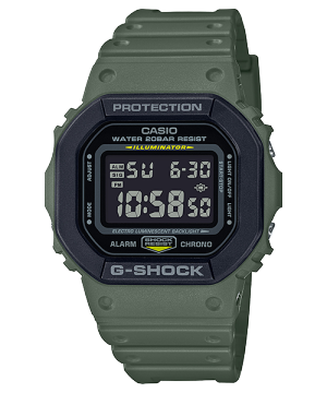 DW5610Y-9 | G-SHOCK Digital Yellow and Gray 90s Sports Watch