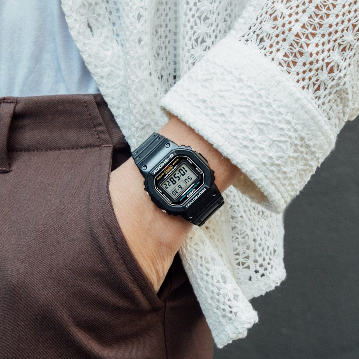 DW5600E-1V | Classic G-SHOCK DW5600E-1V Digital 5600 Series Watch