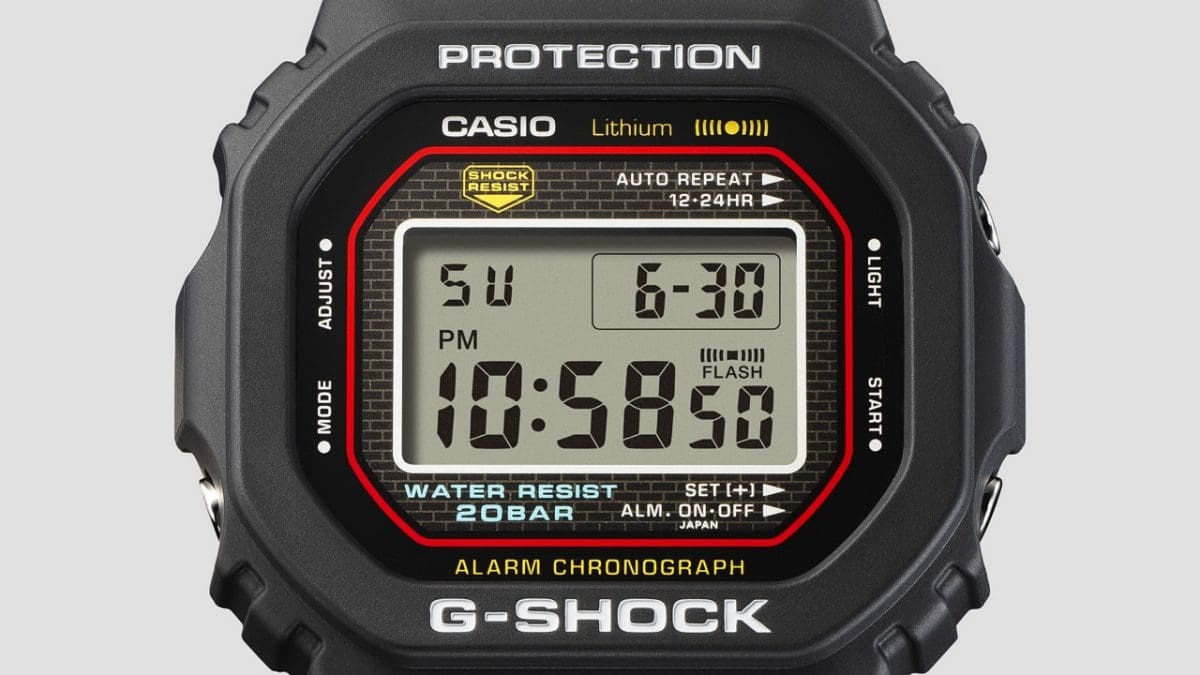 DW5000R-1A | G-SHOCK DIGITAL Black | CASIO