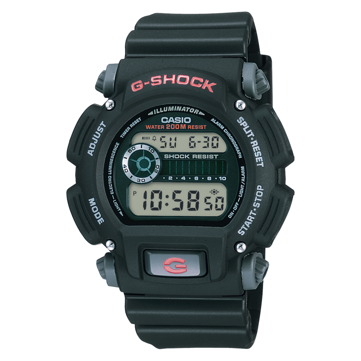 DW9052-1V | Digital Black Men's Watch G-SHOCK | CASIO