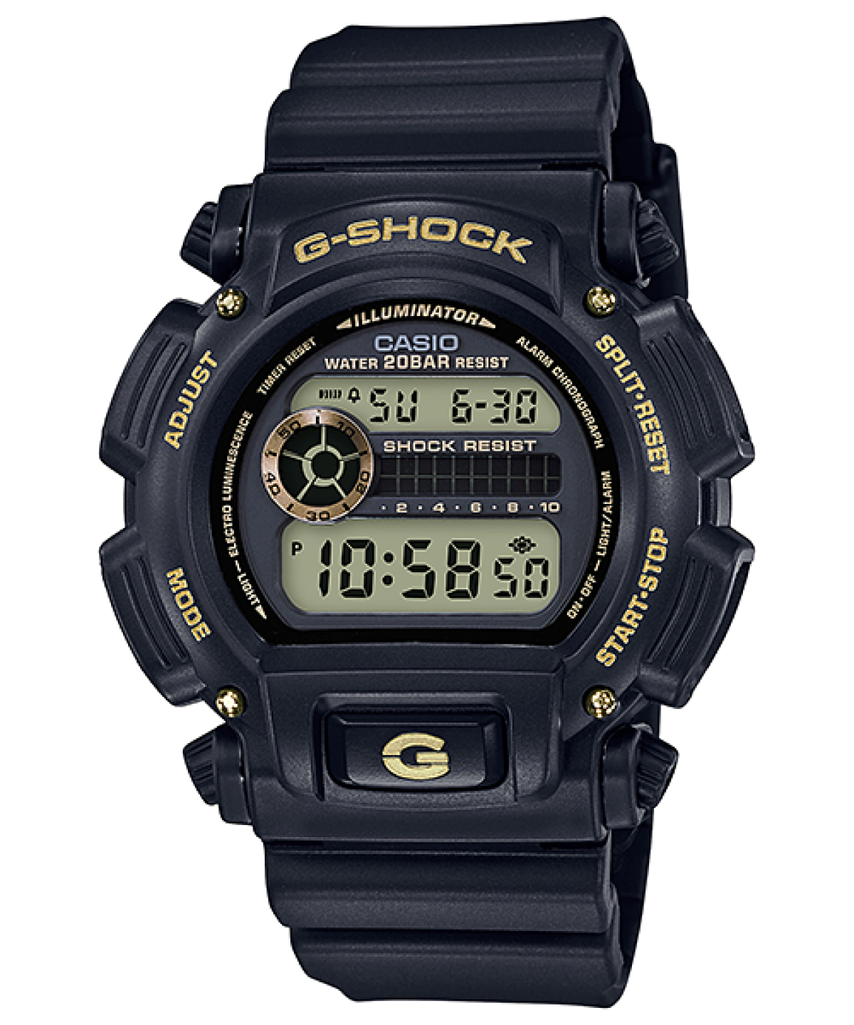 DW9052GBX-1A9 | Black Digital Watch - G-SHOCK | CASIO