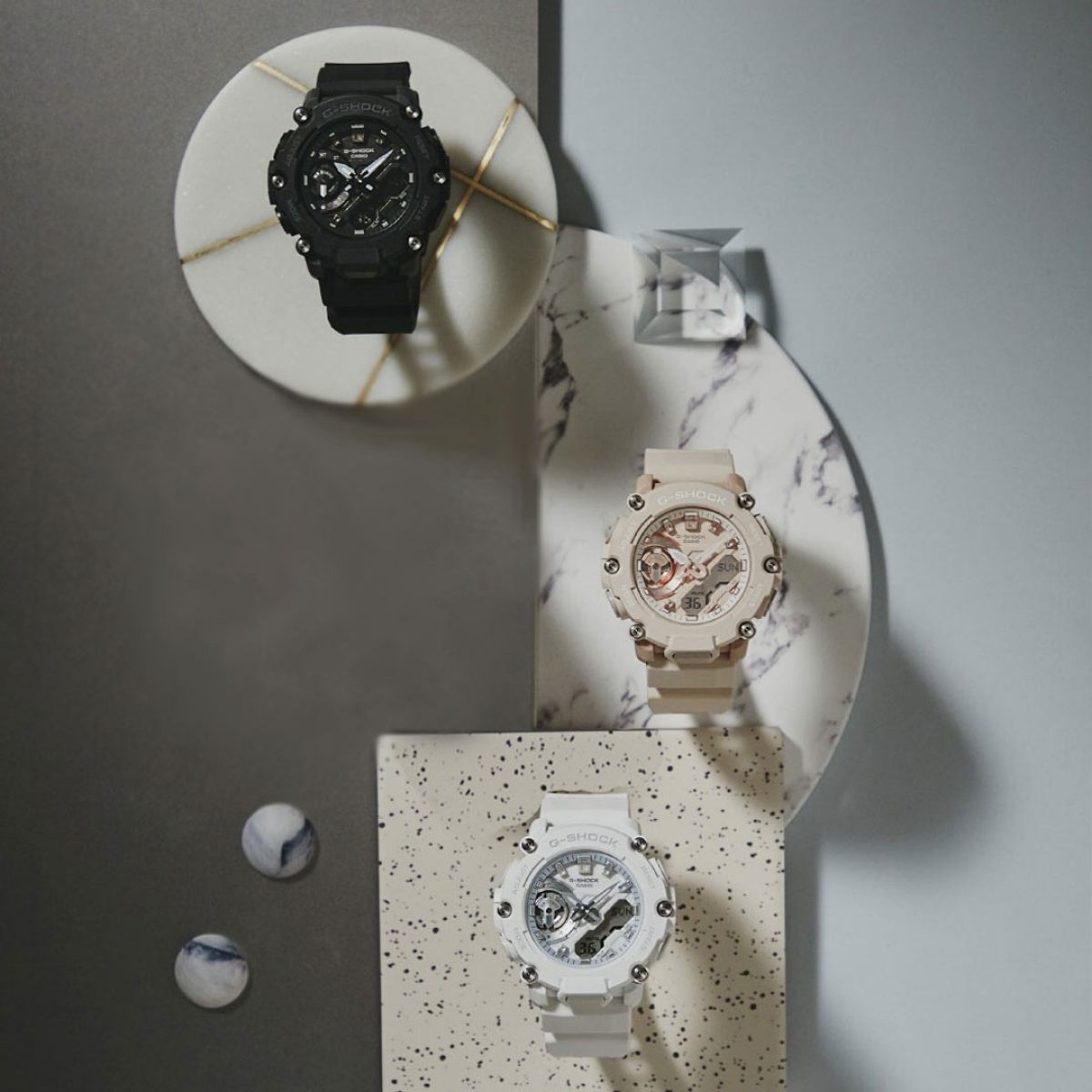 GMAS2200M-7A | White Analog-Digital Men's Watch - G-SHOCK | CASIO