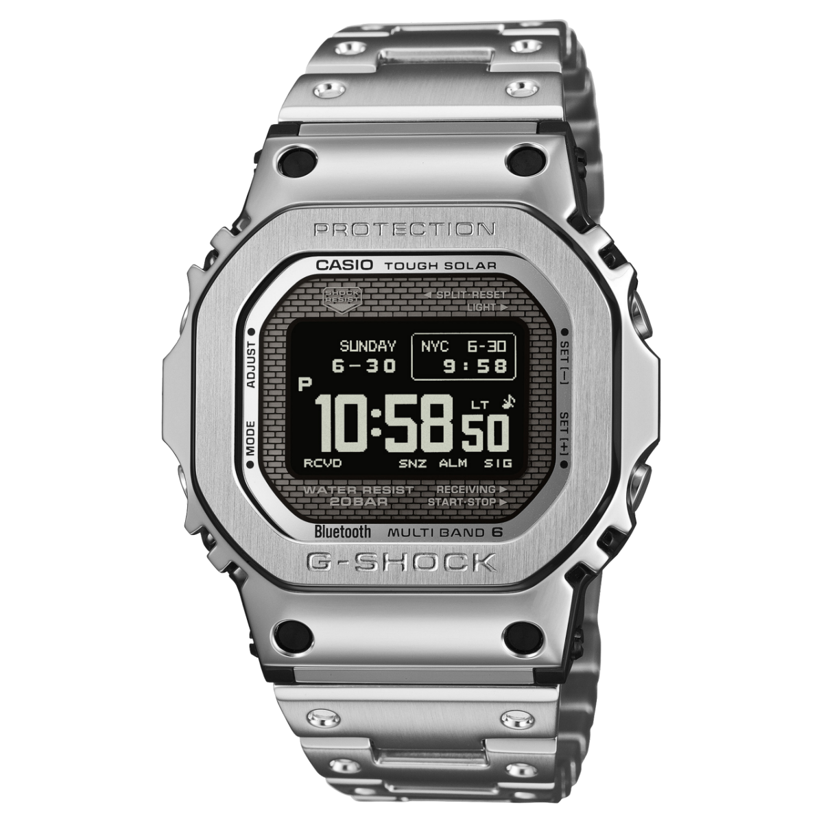GMWBZ5000D-1 | G-SHOCK FULL METAL Silver | CASIO