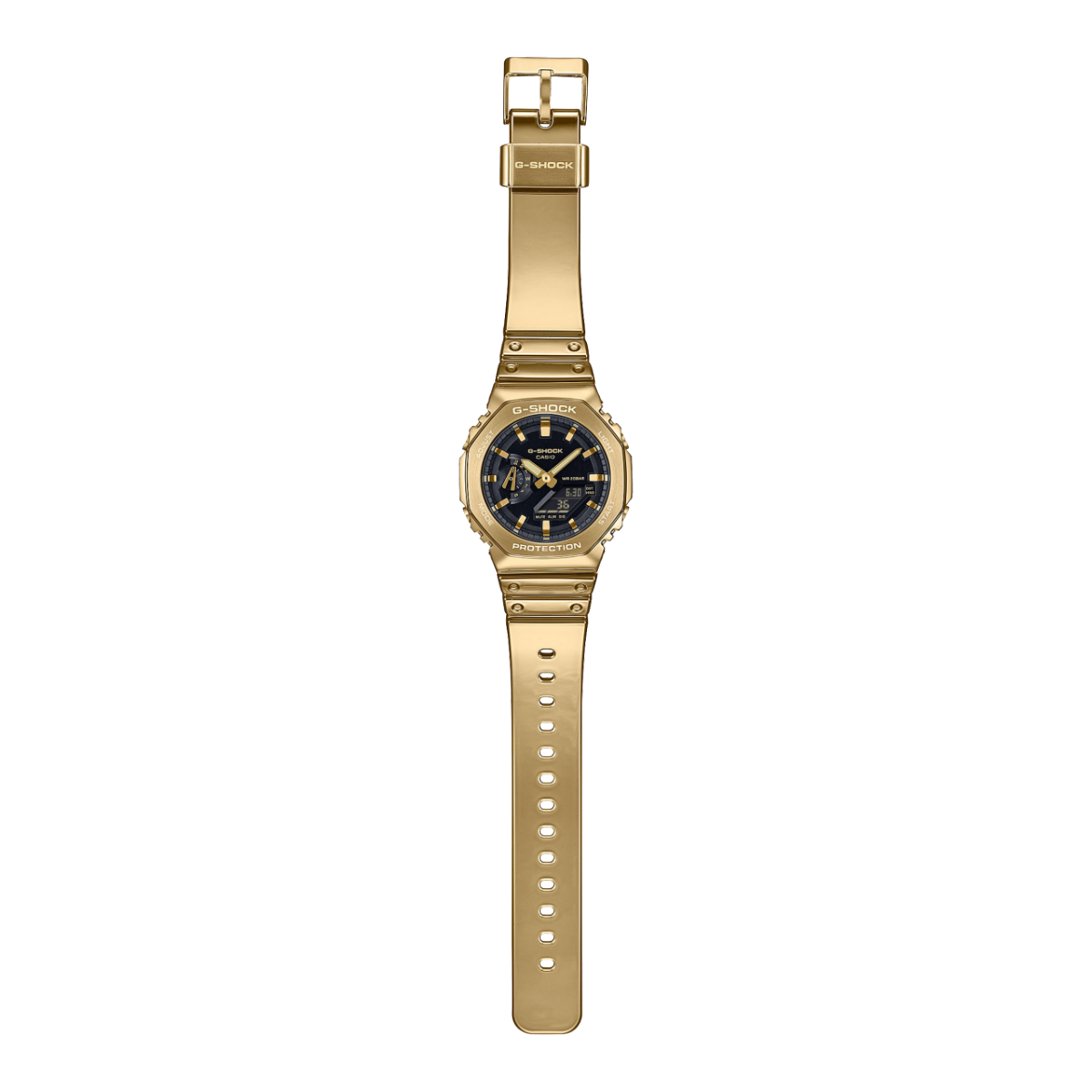 GM2100YMG-9A | Gold Watch with Silicone Watch Band | Casio