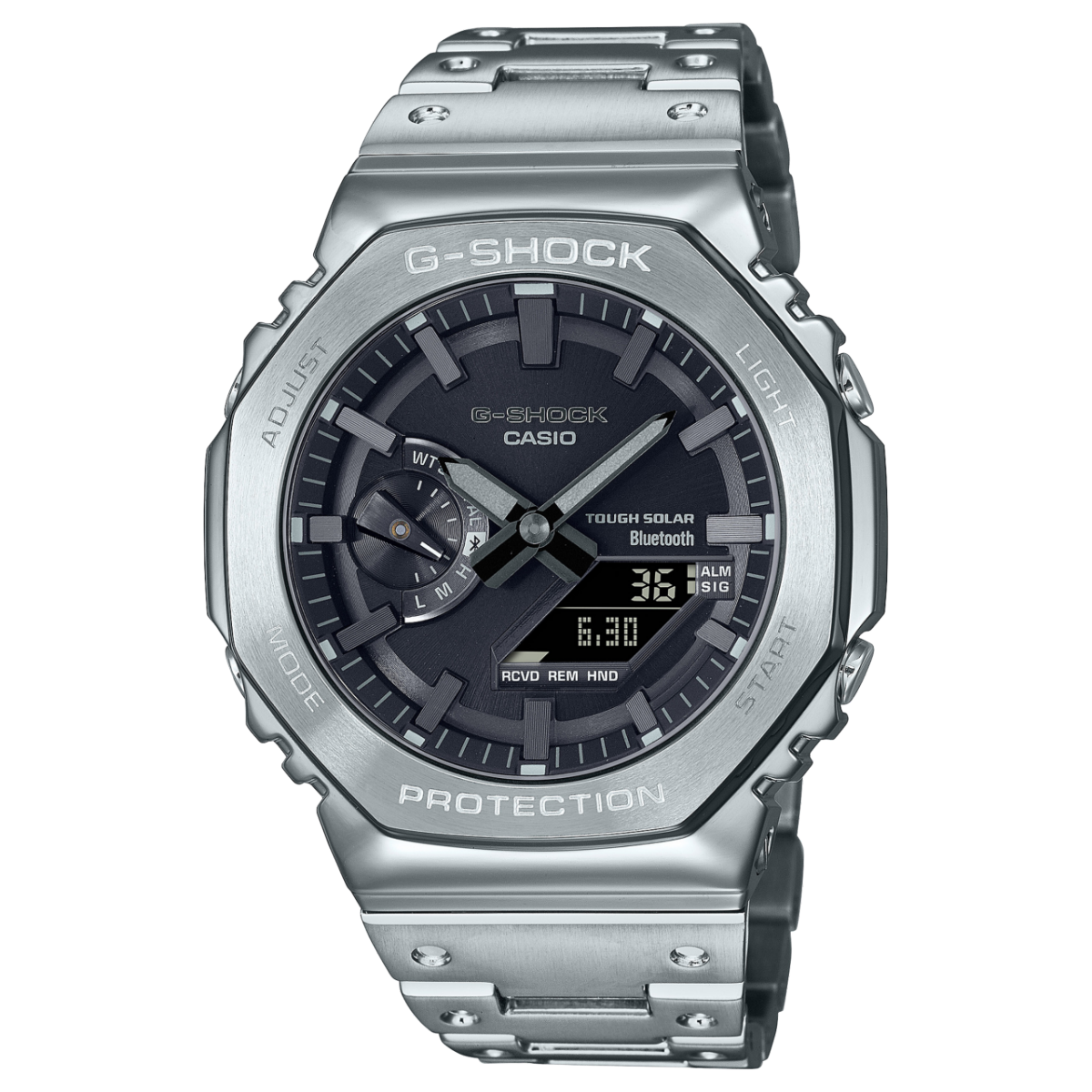 GMB2100D-1A | Silver Full-Metal Watch | Casio G-SHOCK