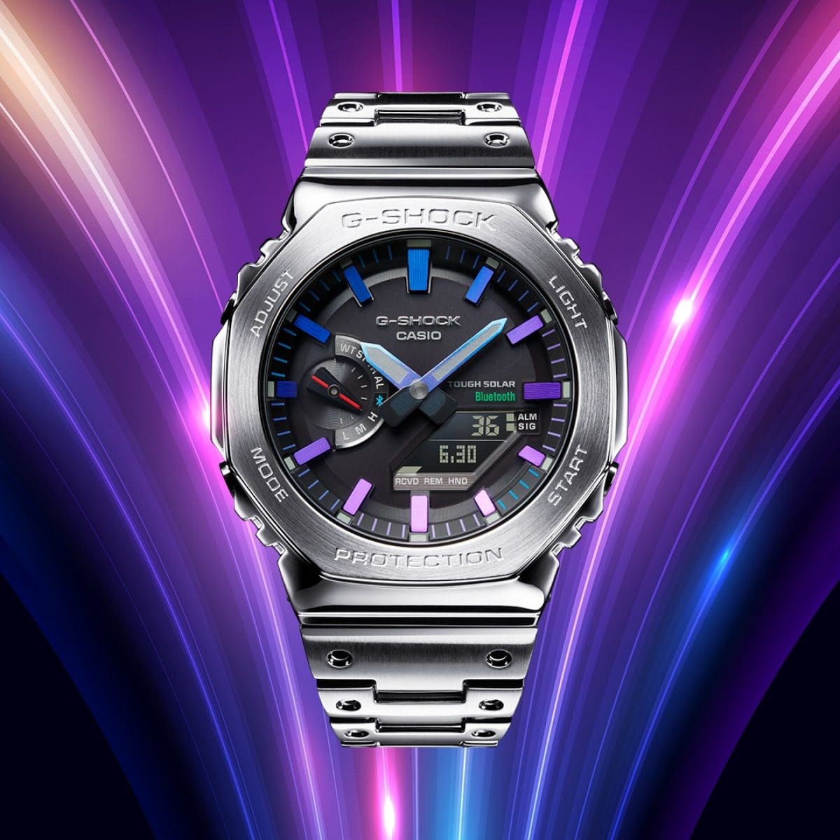 GMB2100PC-1A | Full-Metal Purple-Blue Watch | Casio G-SHOCK