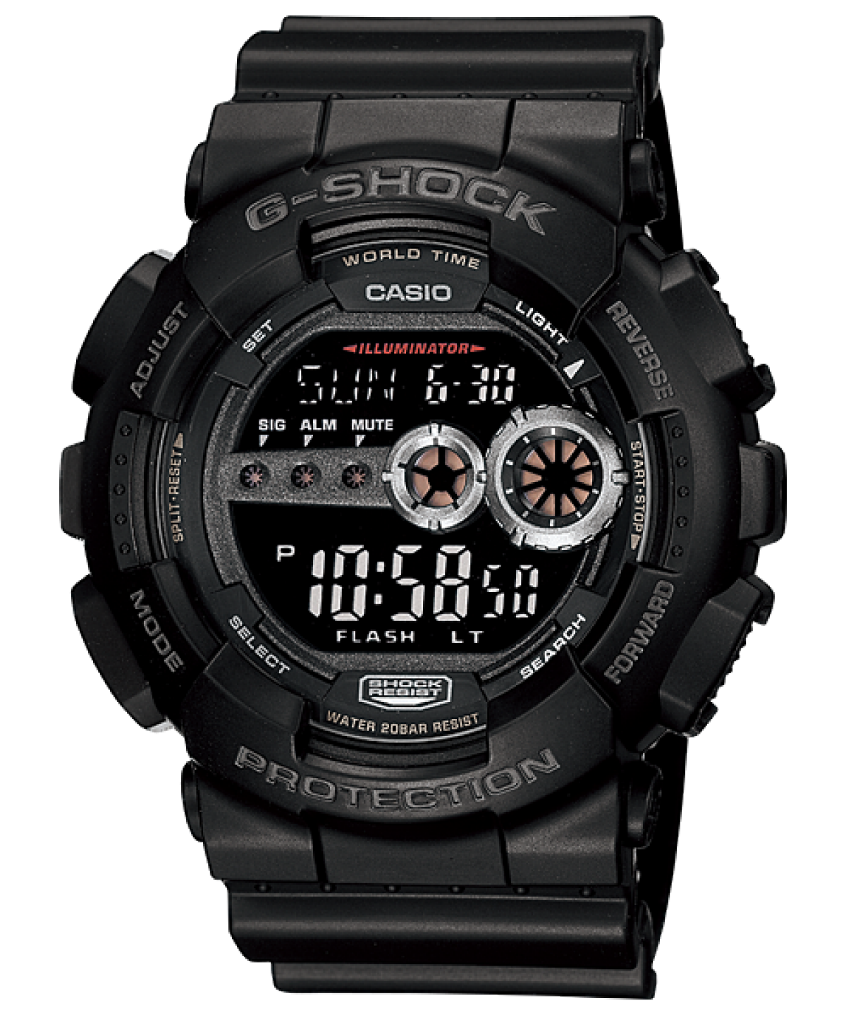 GD100-1B | Black Digital Watch - G-SHOCK | CASIO