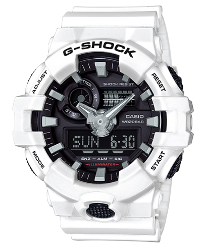 GA700-7A | Analog-Digital White Men's Watch G-SHOCK | CASIO
